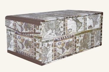 World map, photo box for pictures up to 10 x 15 cm